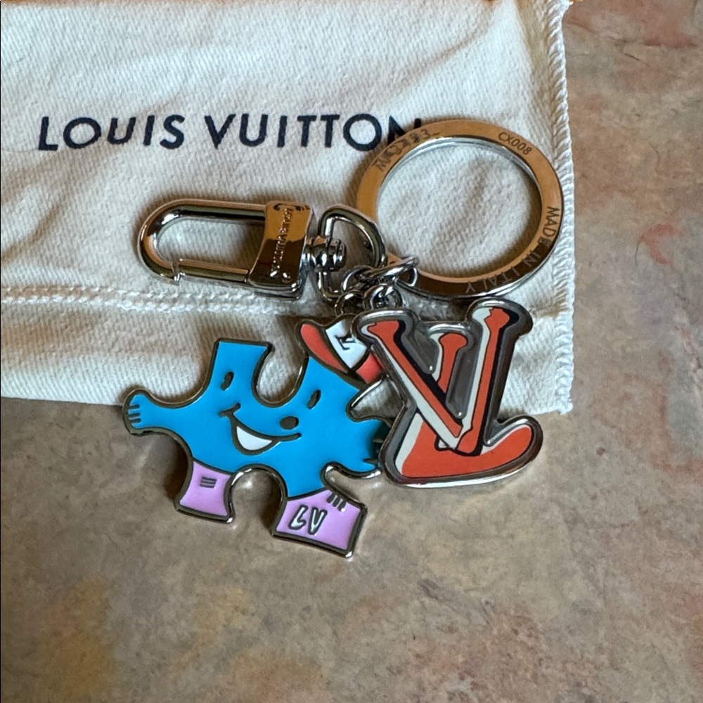 Louis Vuitton Puzzle Bag Charm and Keychain